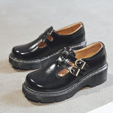 Japanische Retro Mary Janes Schuhe